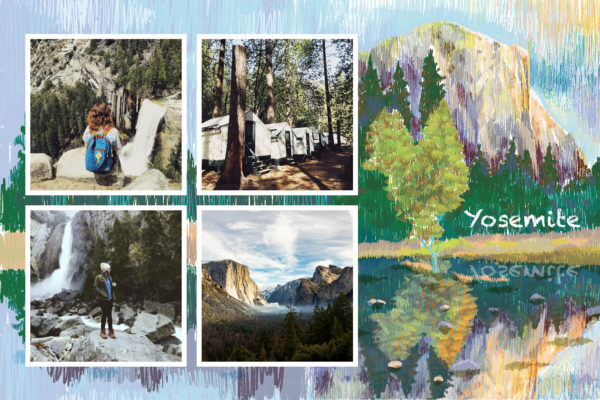 Postkartenlandschaft-Yosemite