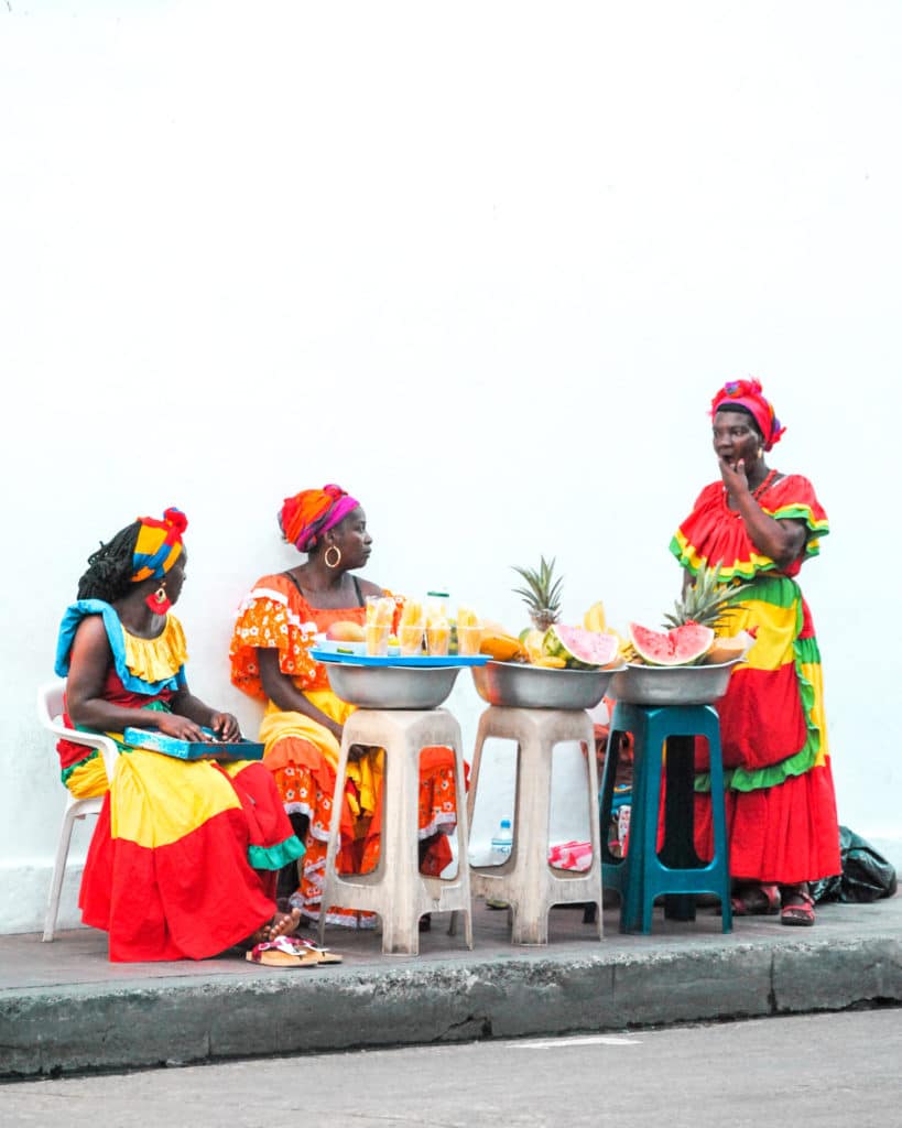 Femmes a Carthegene Colombie