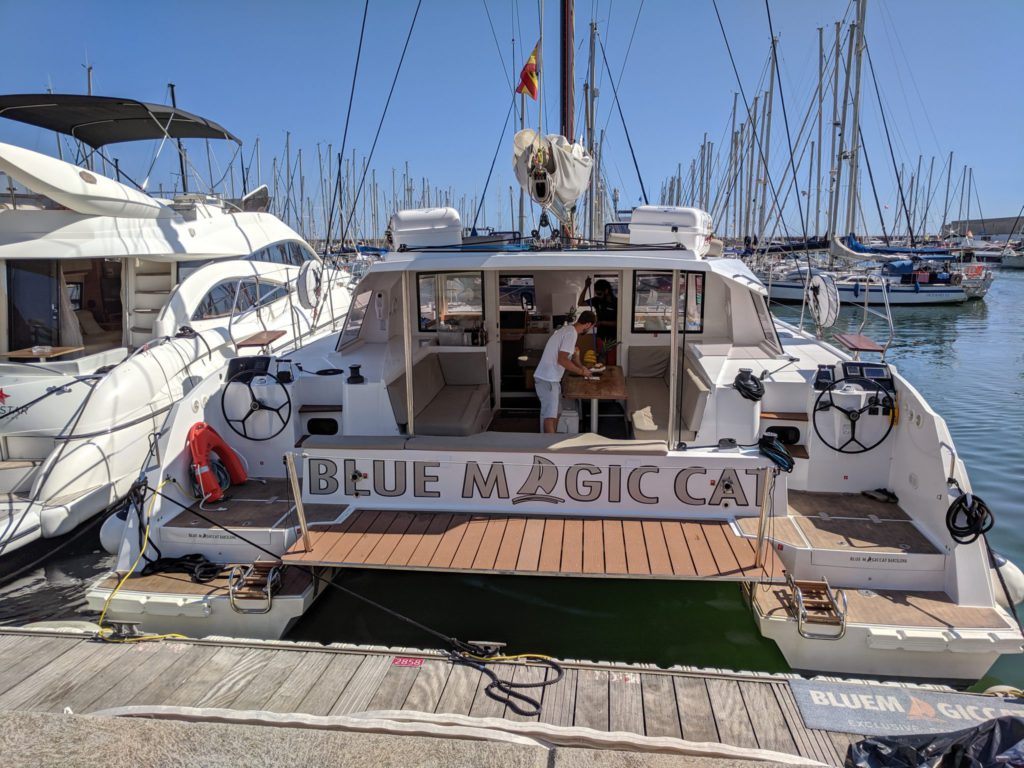 Catamaran activité à Barcelone