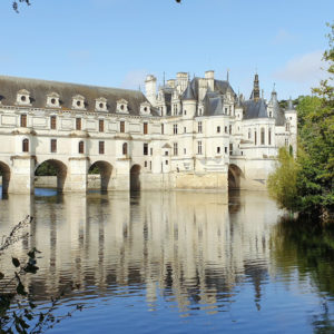 Chateau de Chenonceau avec pont arches