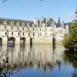 Chateau de Chenonceau mit Brückenbögen