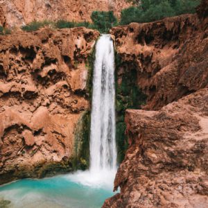 Chute d'eau à Havasupai