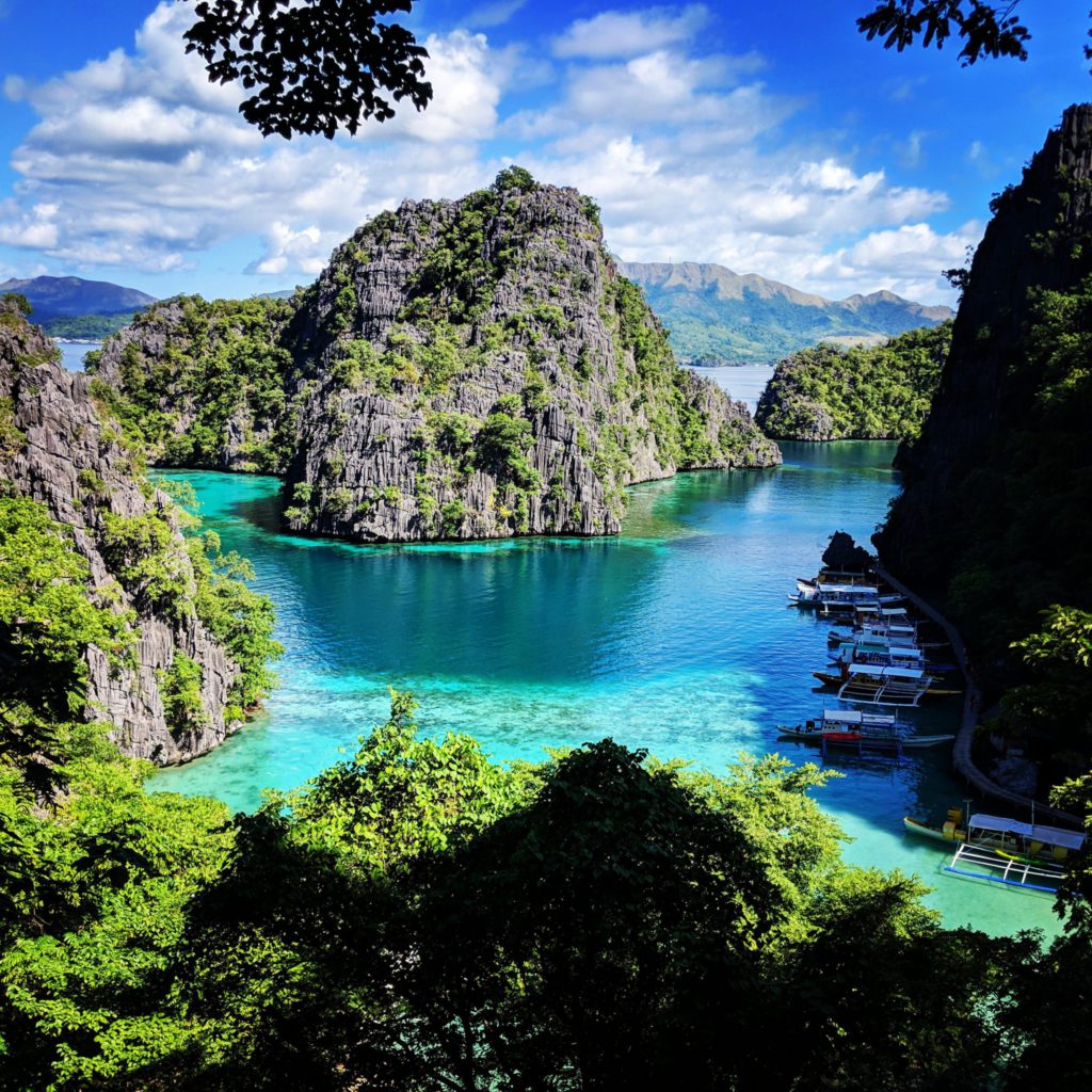 Berginseln von Coron in Palawan auf den Philippinen