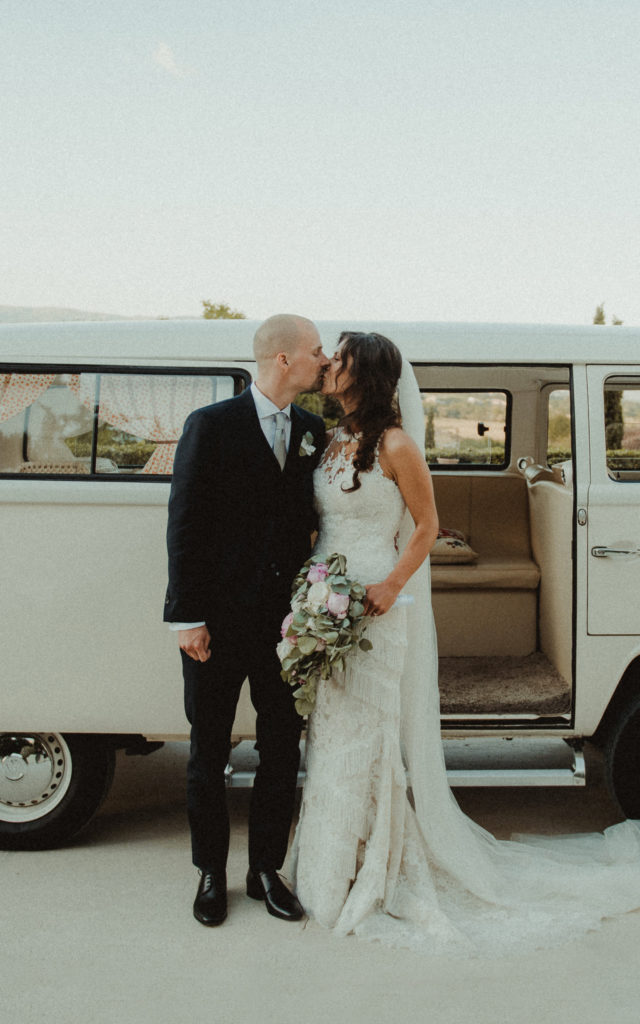 decoration mariage vintage avec combi volkswagen