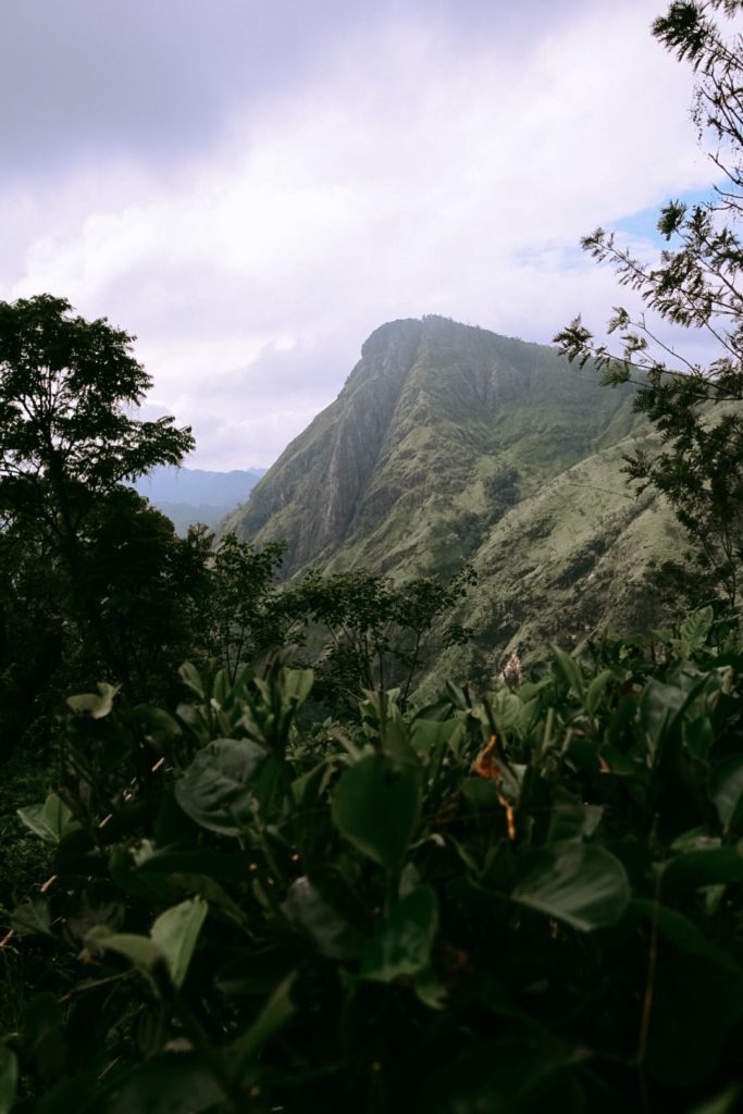 Blick auf Ella Rock vom Little Adam's Peak in Sri Lanka