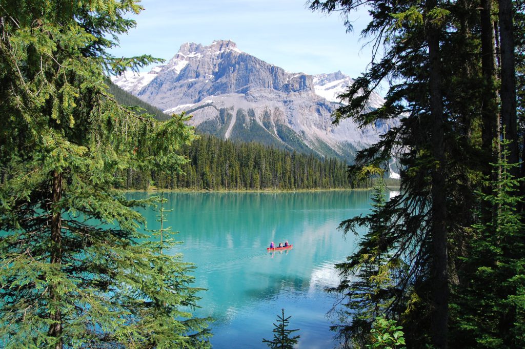 Emerald Lake in Kanada, Bergurlaub