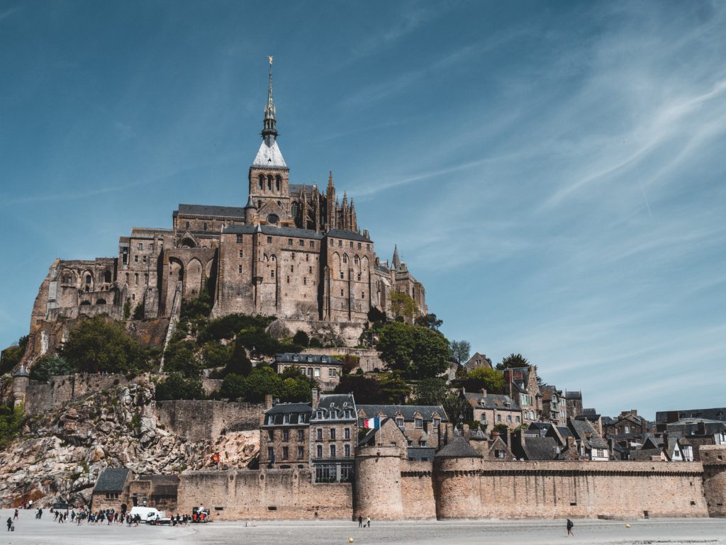 Vue architecture du Mont-Saint-Michel