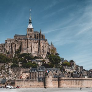 Vue architecture du Mont-Saint-Michel