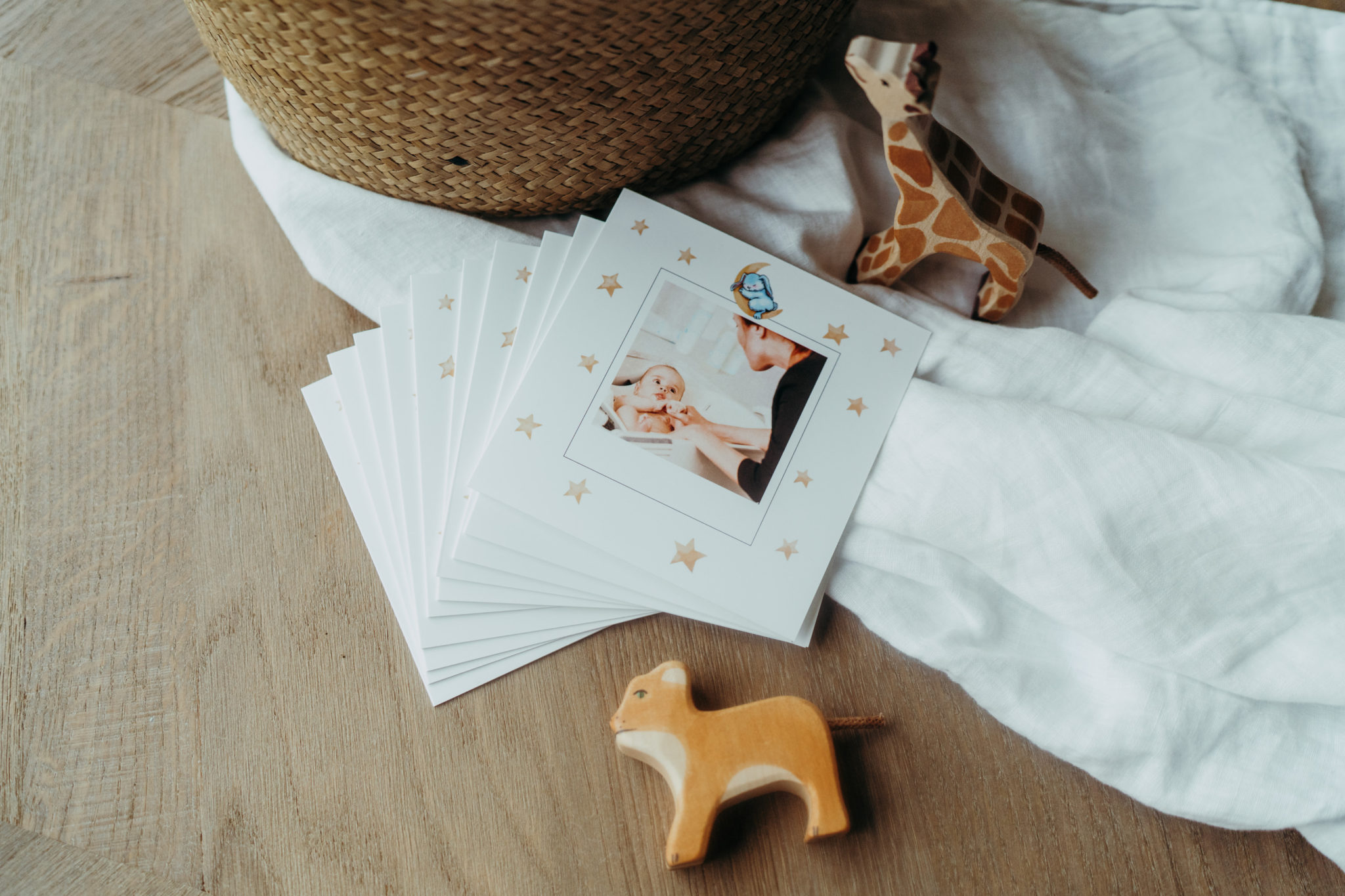 Lot de cartes de felicitations pour naissance d'un enfant