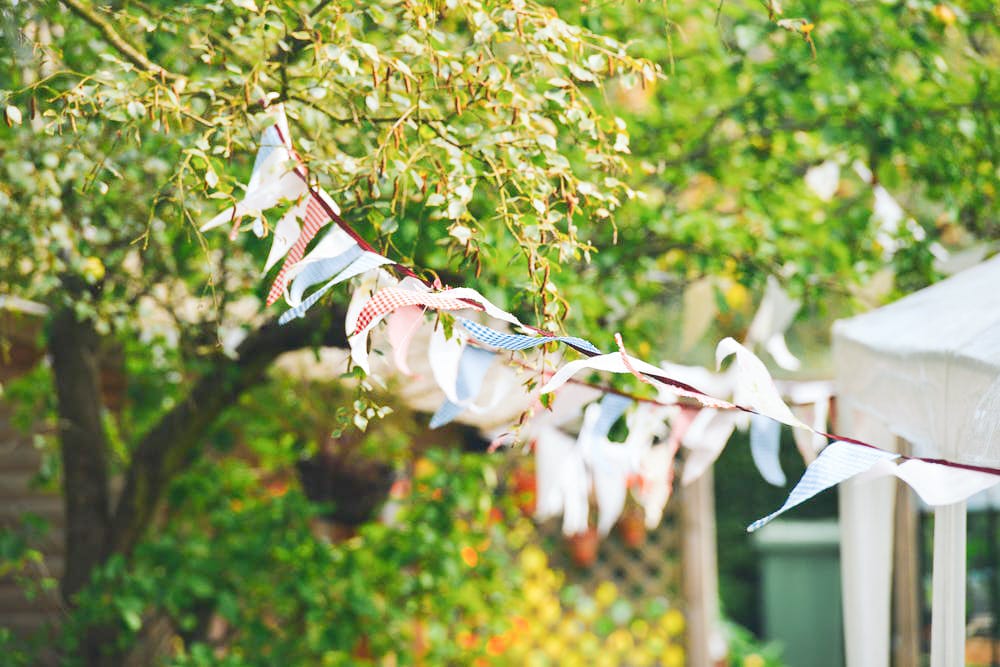 Eine Gartenparty für einen gelungenen Geburtstag