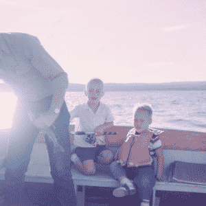 Sortie en bateau pour la fête des pères