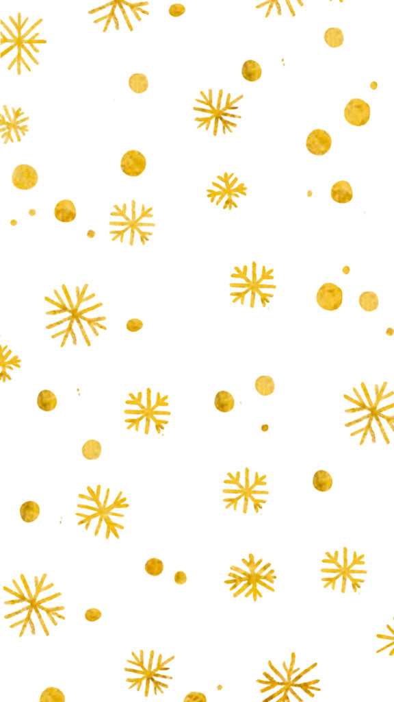 Handy-Hintergrundbild mit goldenen Schneeflocken
