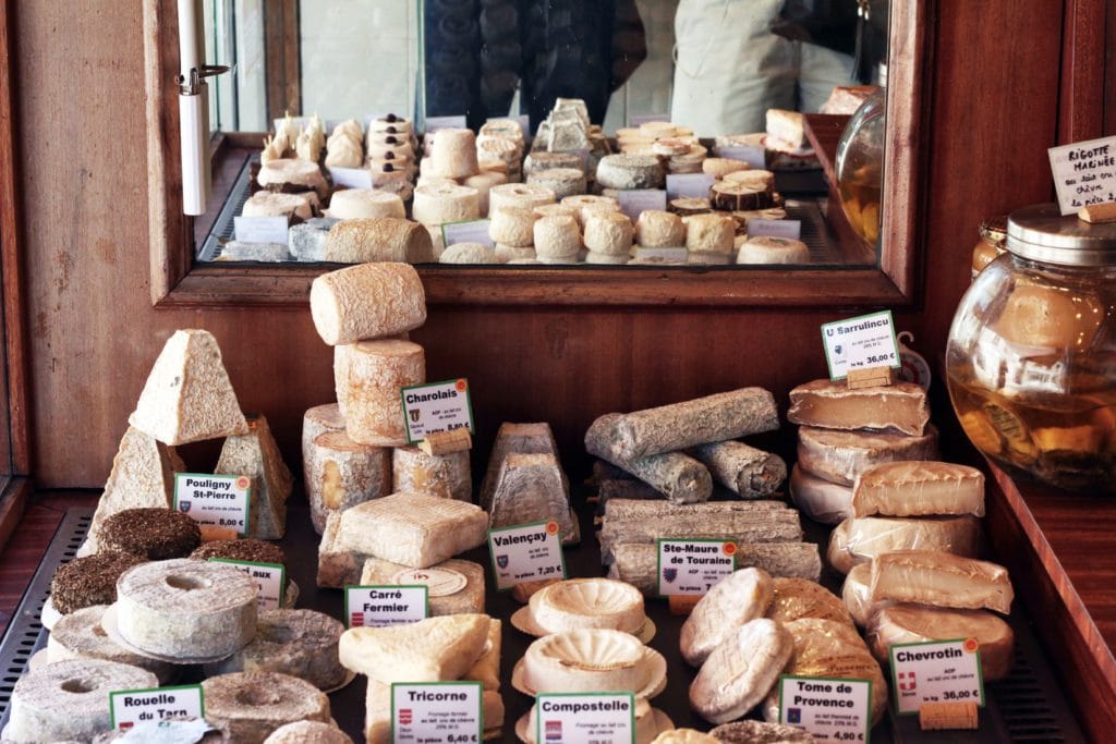 Plateau de fromages français