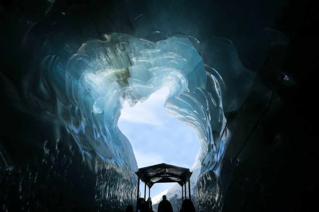 Eishöhle in Chamonix