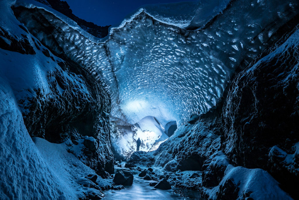 Eishöhle in Island