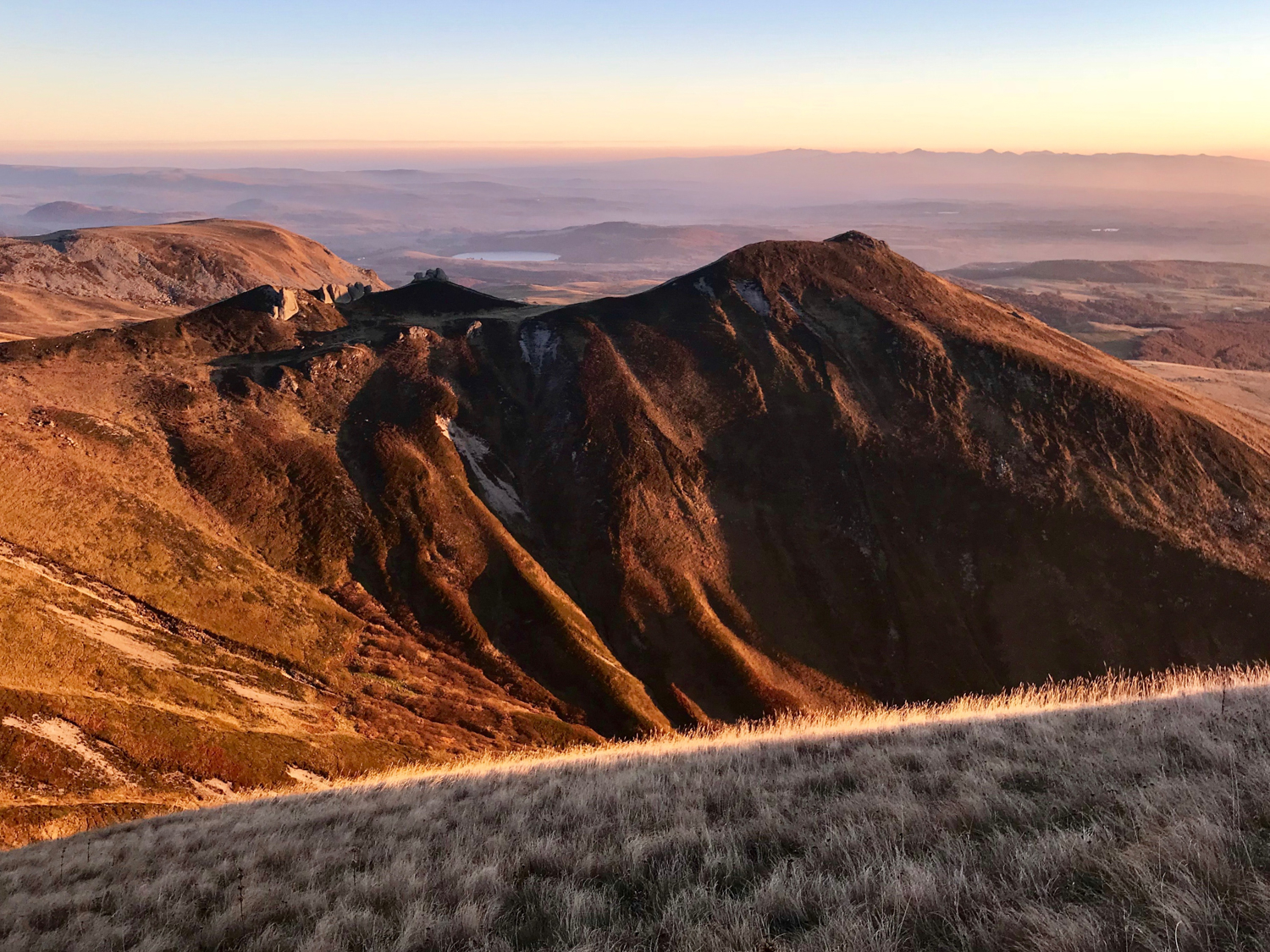 Blick auf die Vulkane der Auvergne