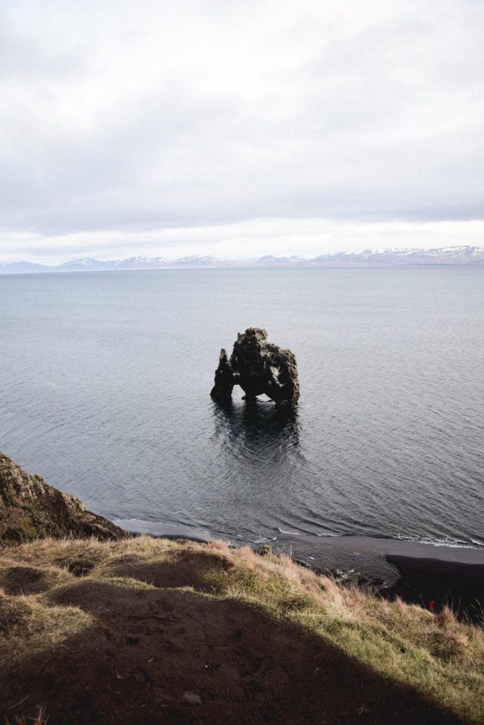 Rock Hvitserkur Island