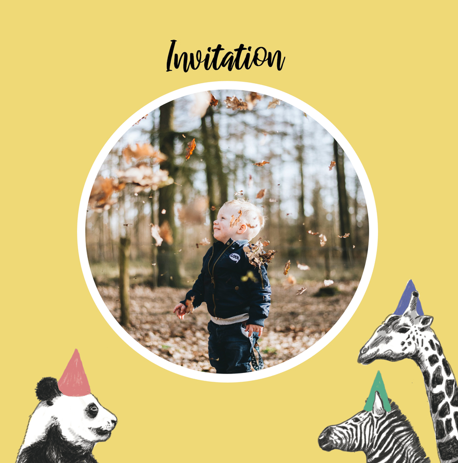 invitation-boy-animals