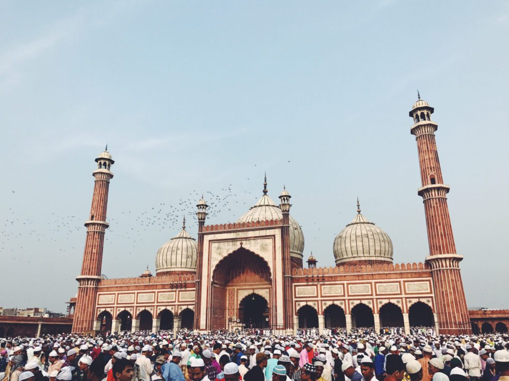 Jama Masjid plus grande mosquee d'Inde