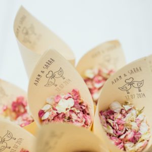 Trockenblumen für Spiele und Hochzeitsunterhaltung