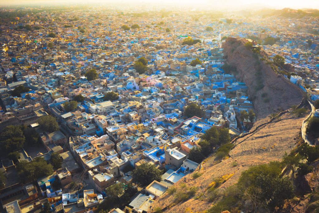 Stadtansicht von Jodhpur, Rajasthan, Indien