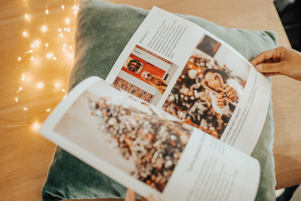 Journal personnalise de Noel avec photos