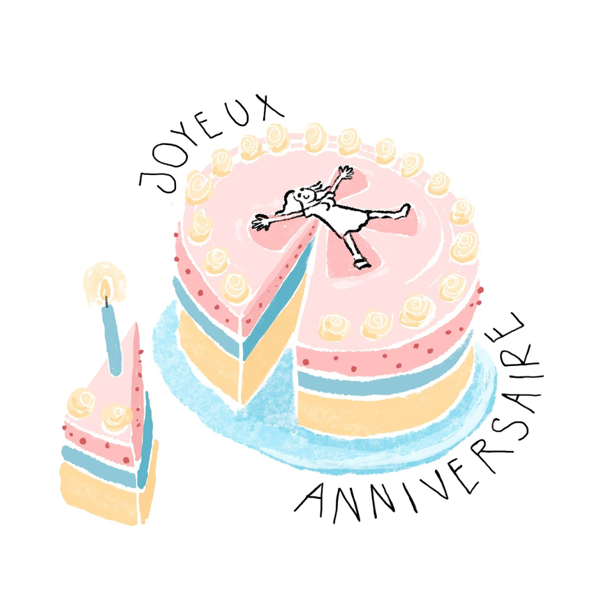 Carte anniversaire fille