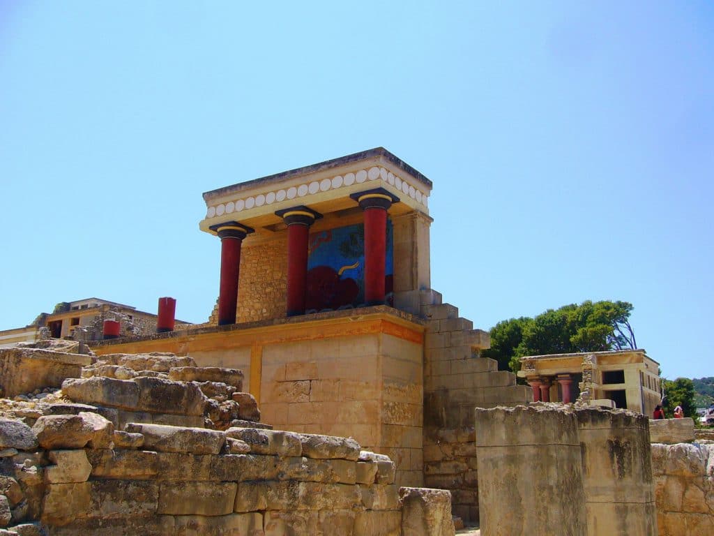 palais de knossos en crète