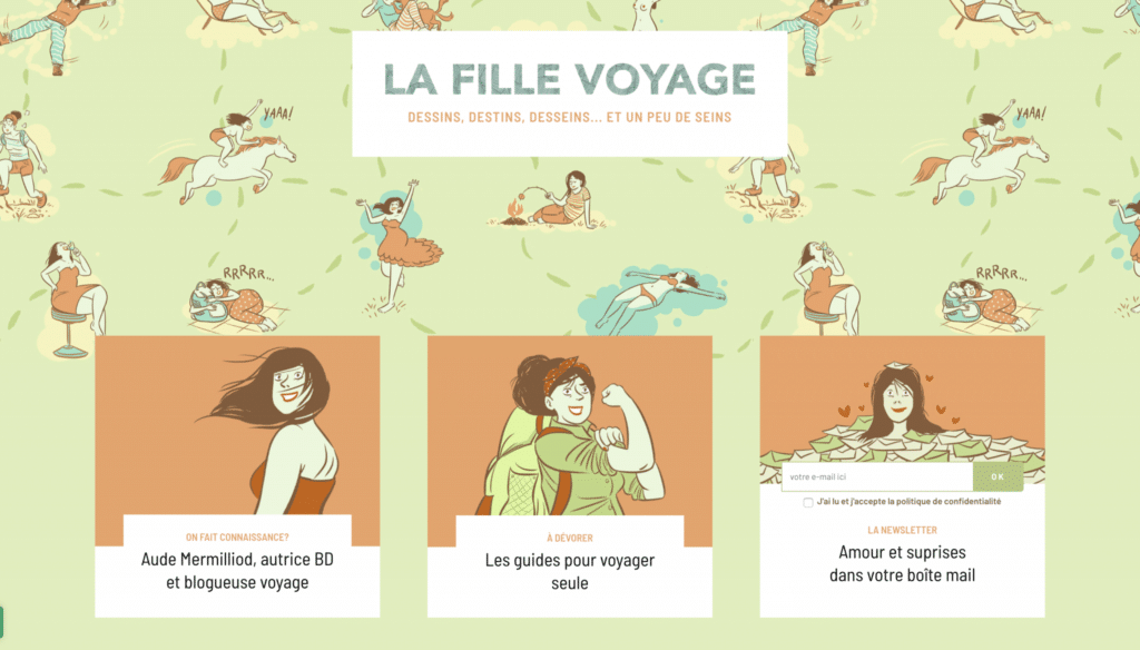 Accueil du blog voyage La Fille Voyage