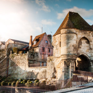 Mittelalterliche Stadt Laon in Hauts-de-France