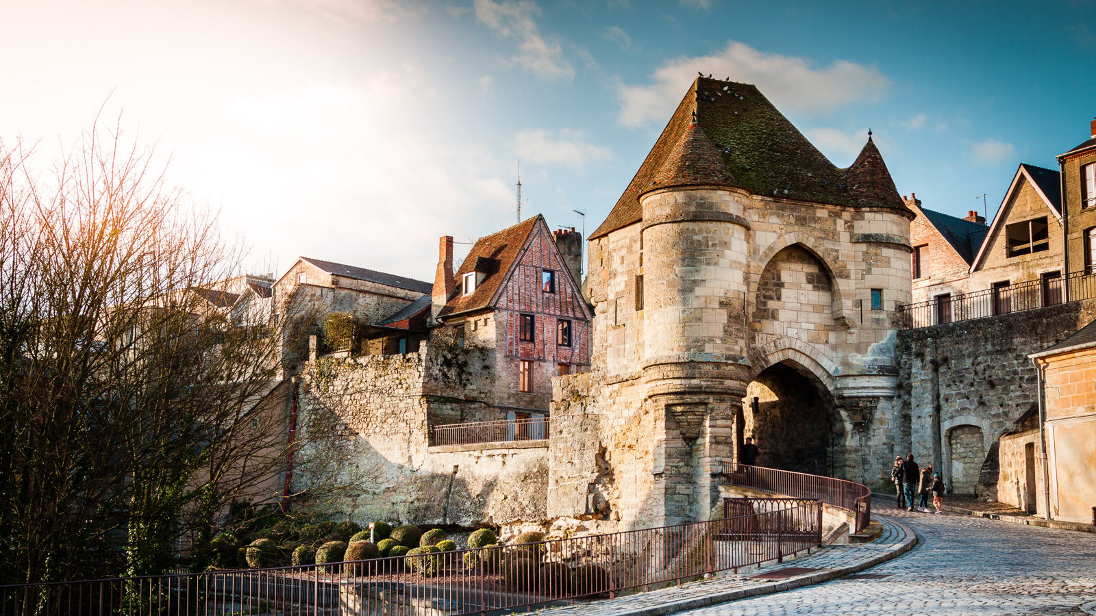 Mittelalterliche Stadt Laon in Hauts-de-France