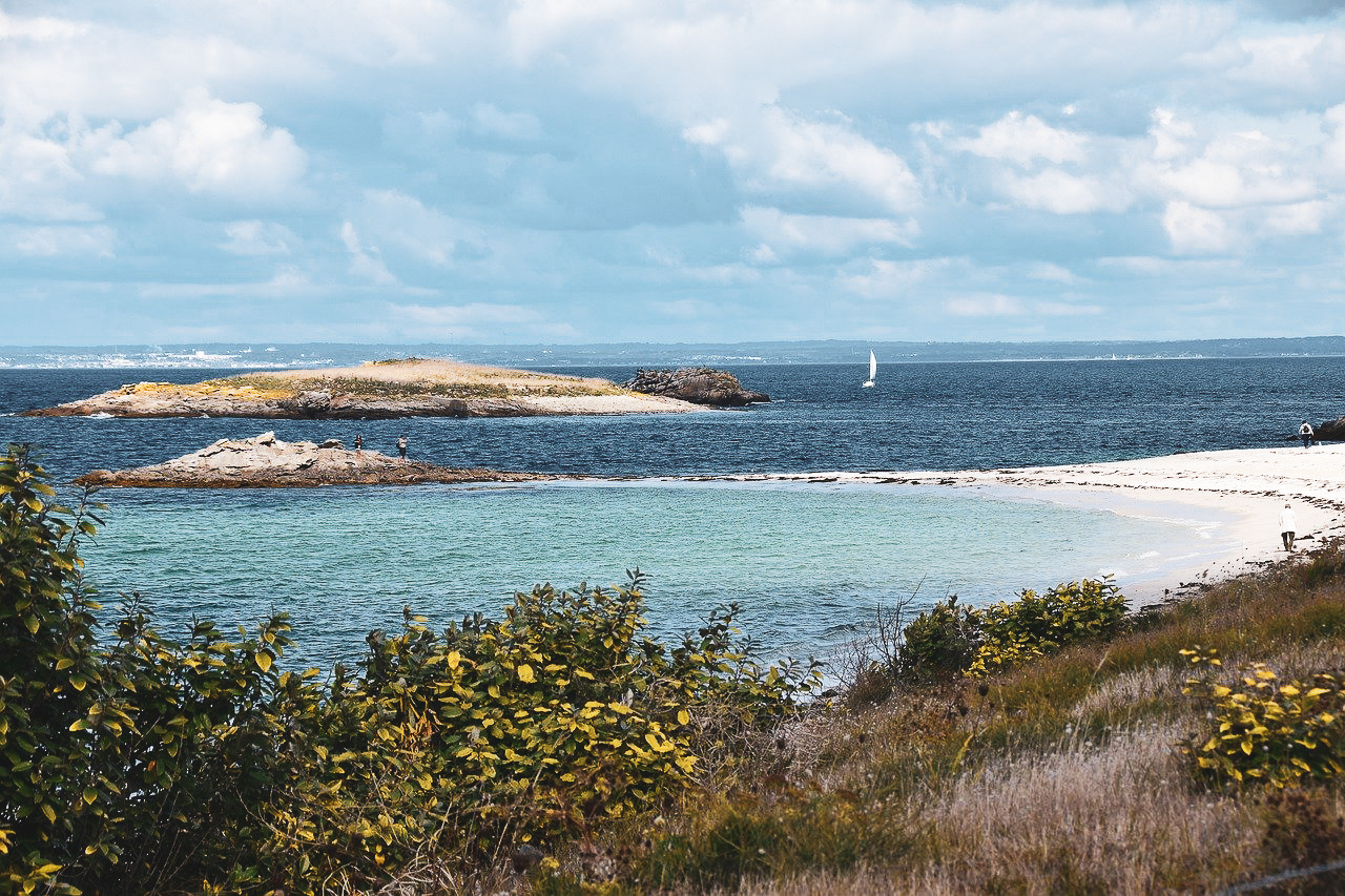 Eau turquoise archipel des Glenan Bretagne