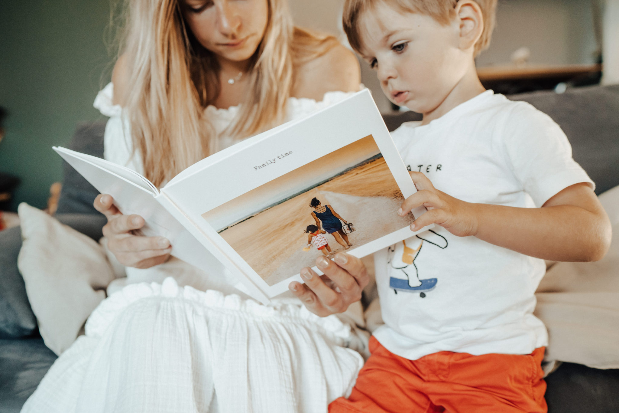 Livre de naissance Fizzer avec maman et enfant