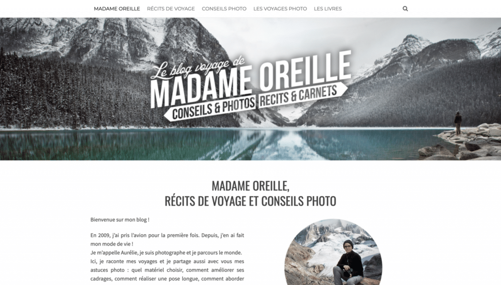 Accueil du blog voyage de Madame Oreille