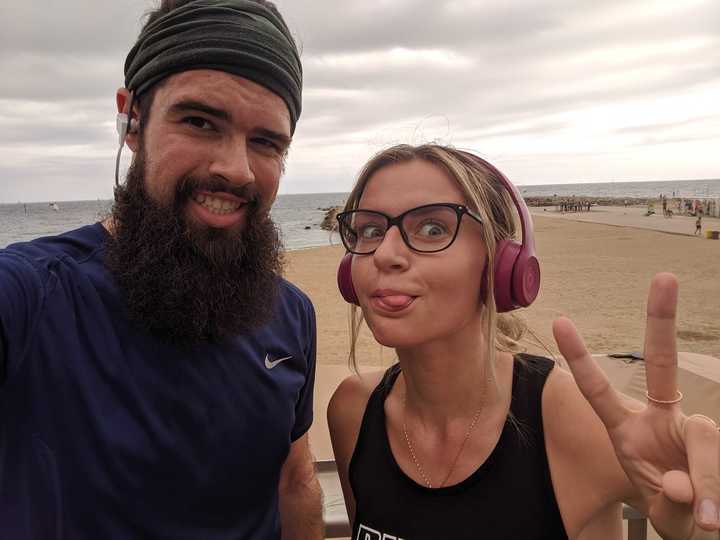 Laufend Marco und Magdalena Fizzer