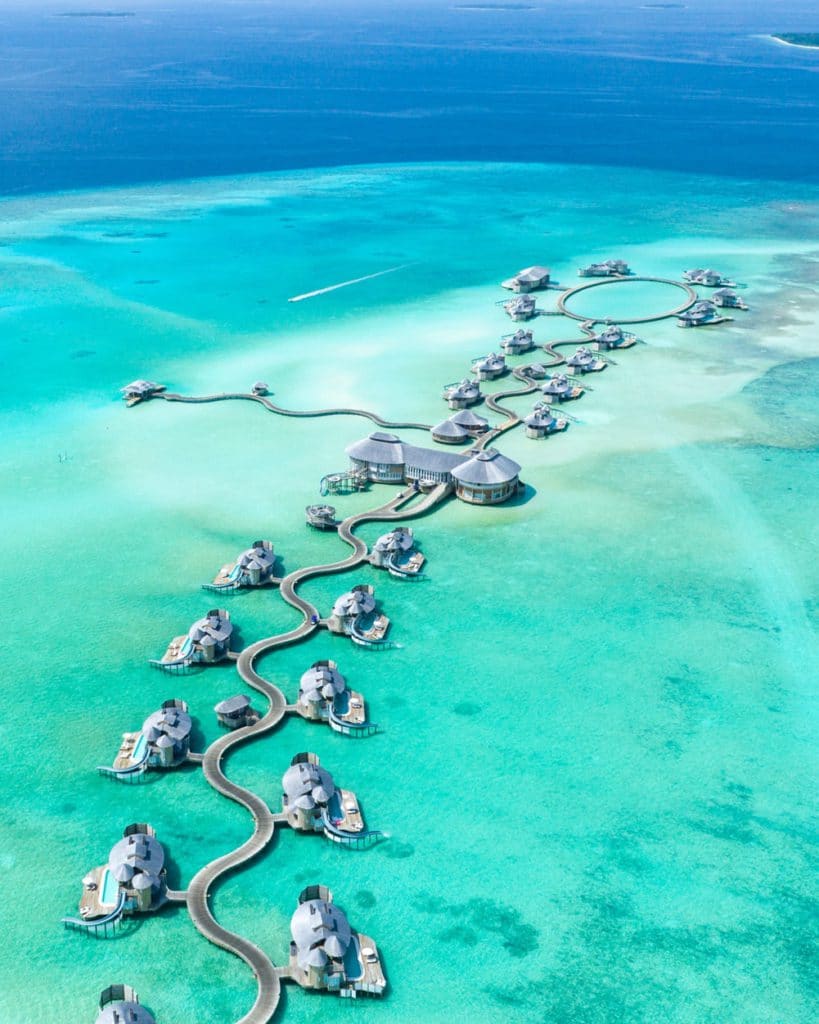 Hôtels sur l'eau aux Maldives