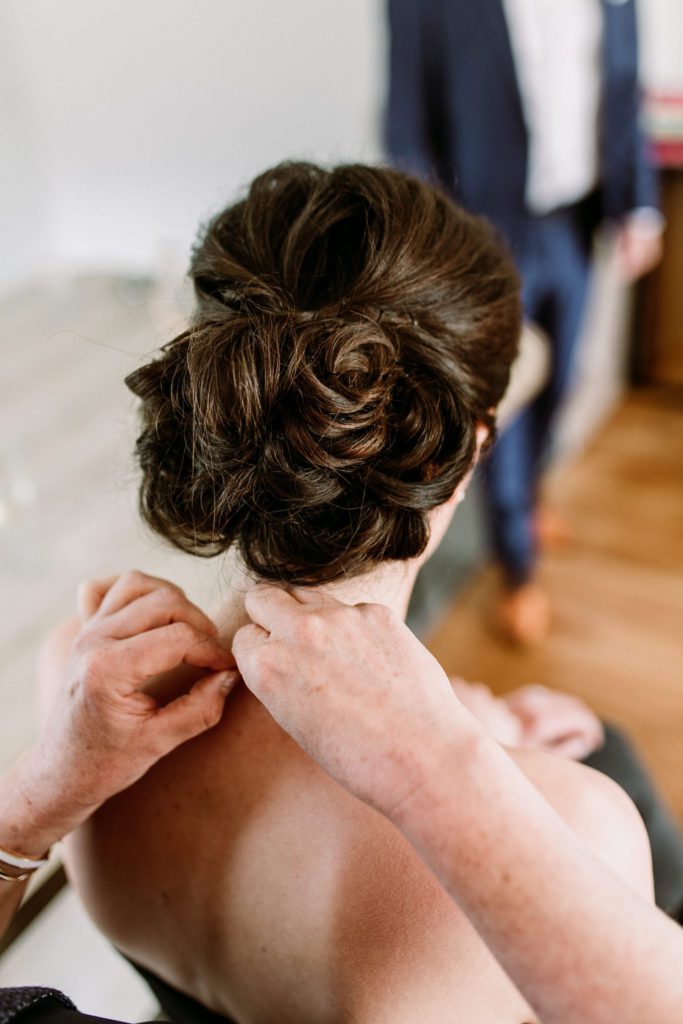 Coiffure de la mariée