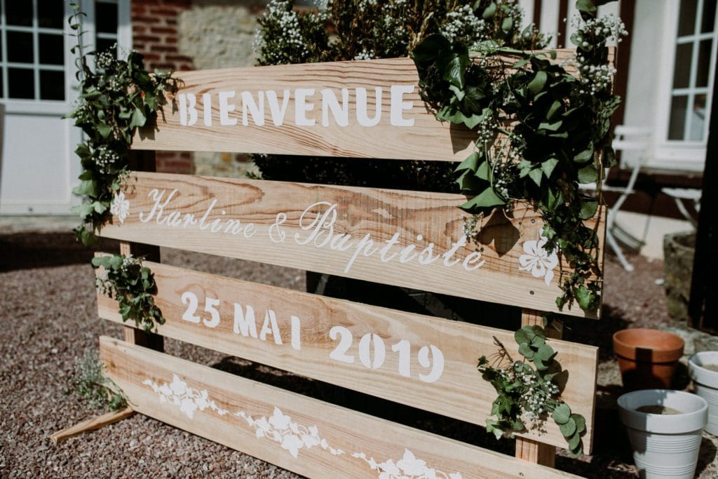 Décoration de mariage champêtre