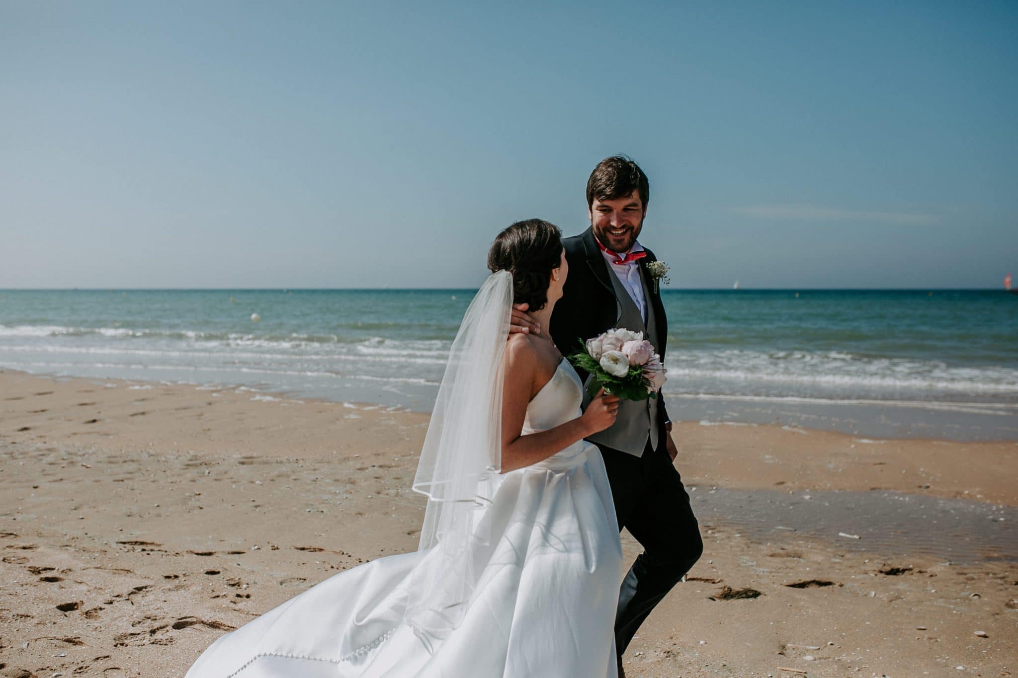 Hochzeit in der Normandie am Strand