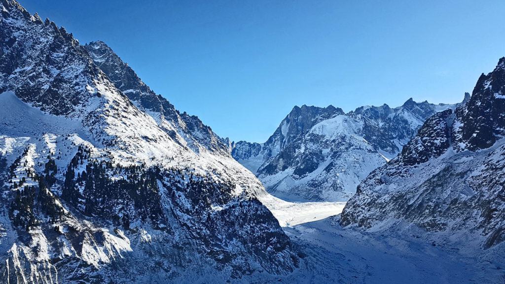 Mer de glace glacier Alpes