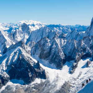 Mer de Glace in den französischen Alpen