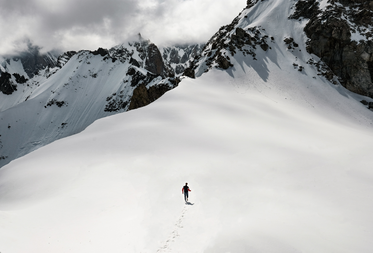 Wandern am Mont-Blanc