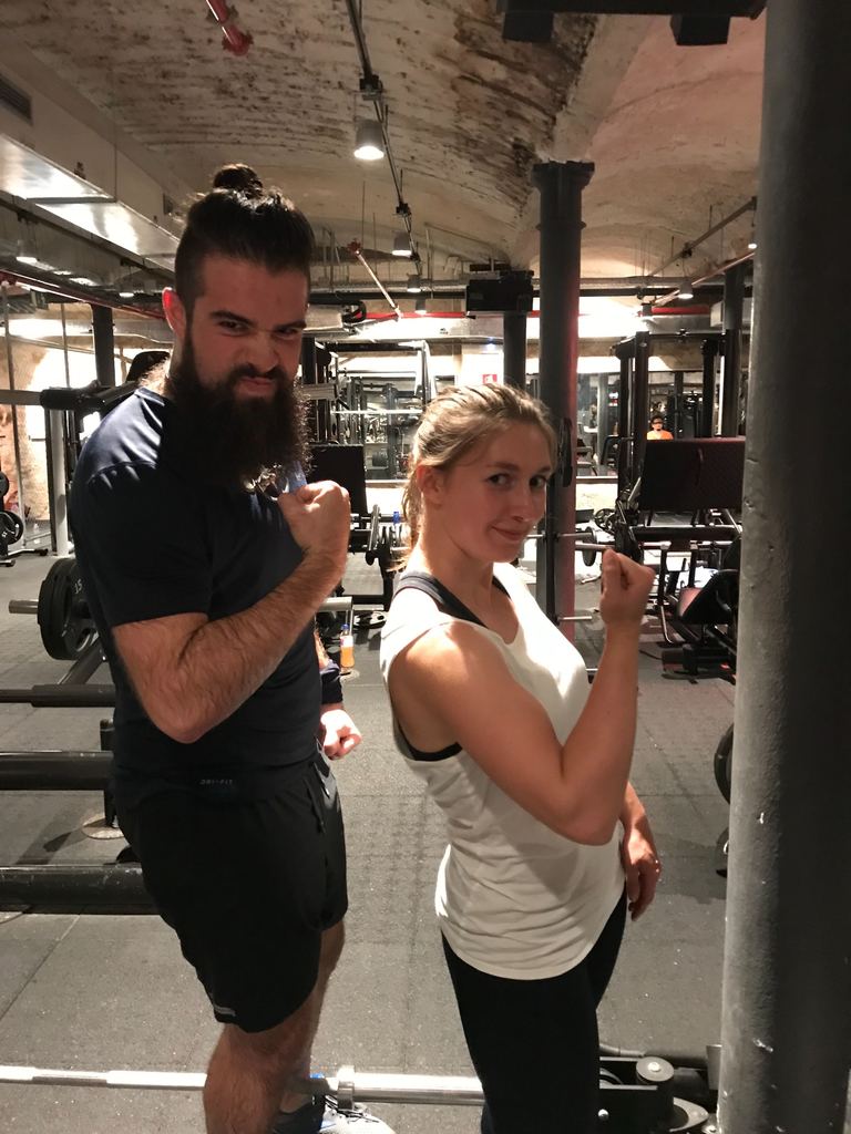 Bodybuilding Margaux und Marco in Barcelona