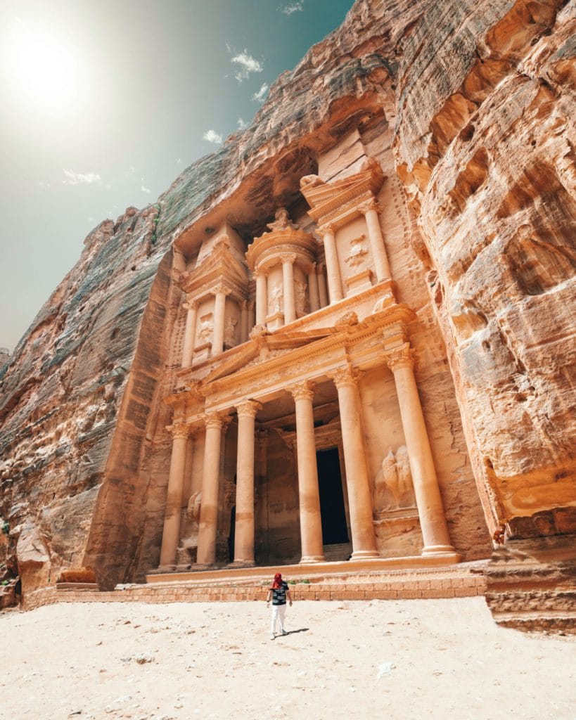 petra, merveille de jordanie, pays à découvrir en septembre