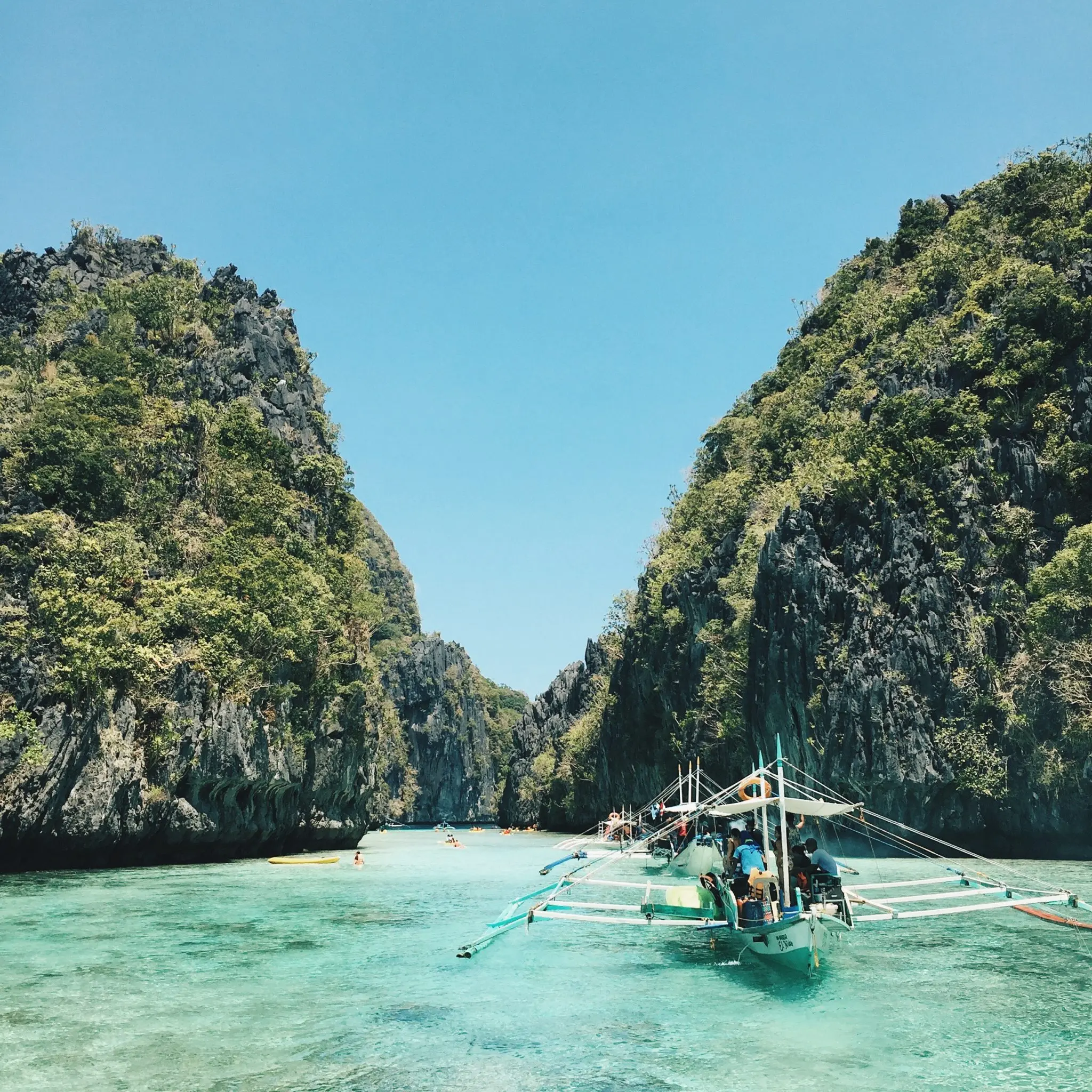 Bateau a Palawan aux Philippines