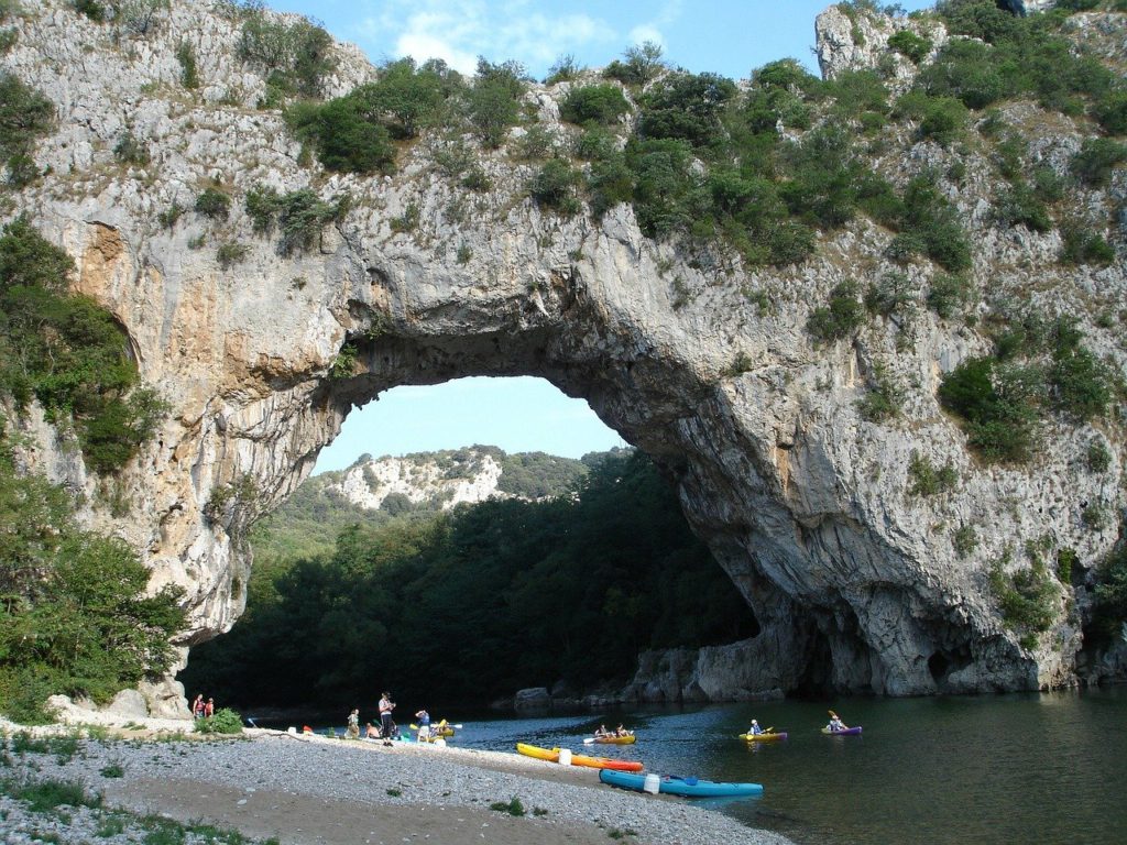 Pont d'Arc en Ardeche France