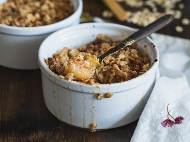 Rezept für Apfelstreusel für den Herbst