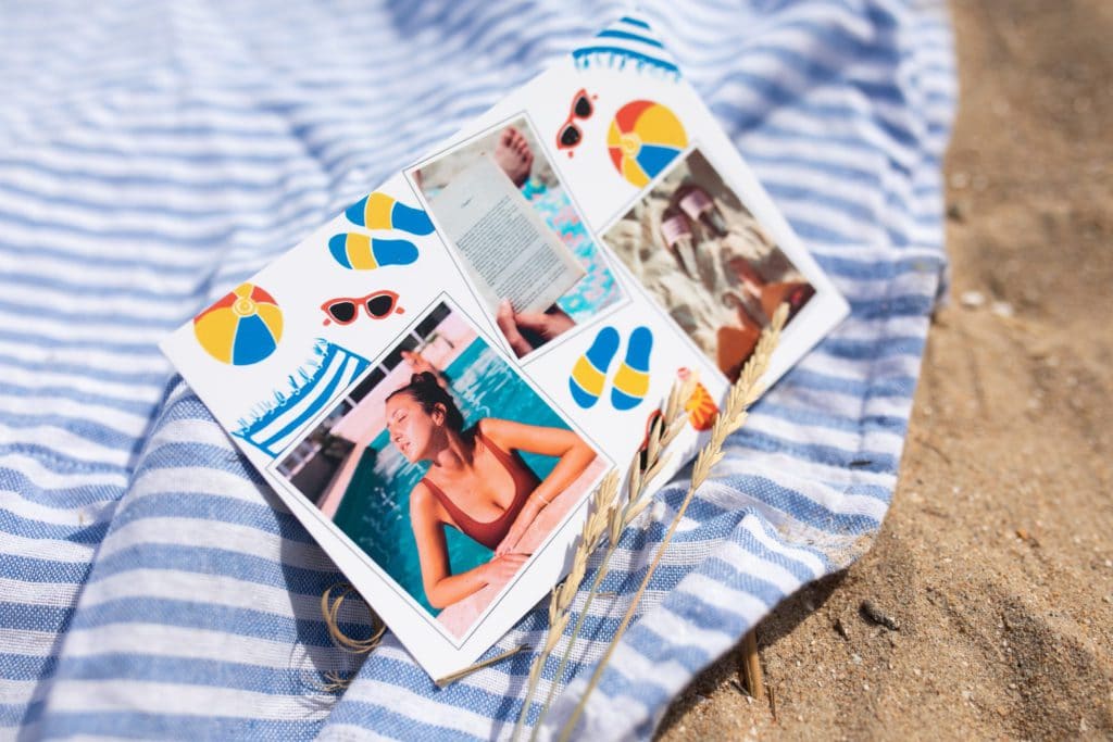Fizzer, personalisierte Sommerpostkarte