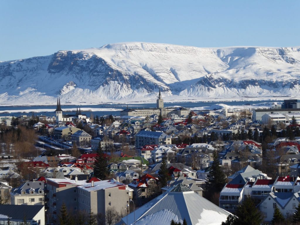 Islands Hauptstadt Reykjavik