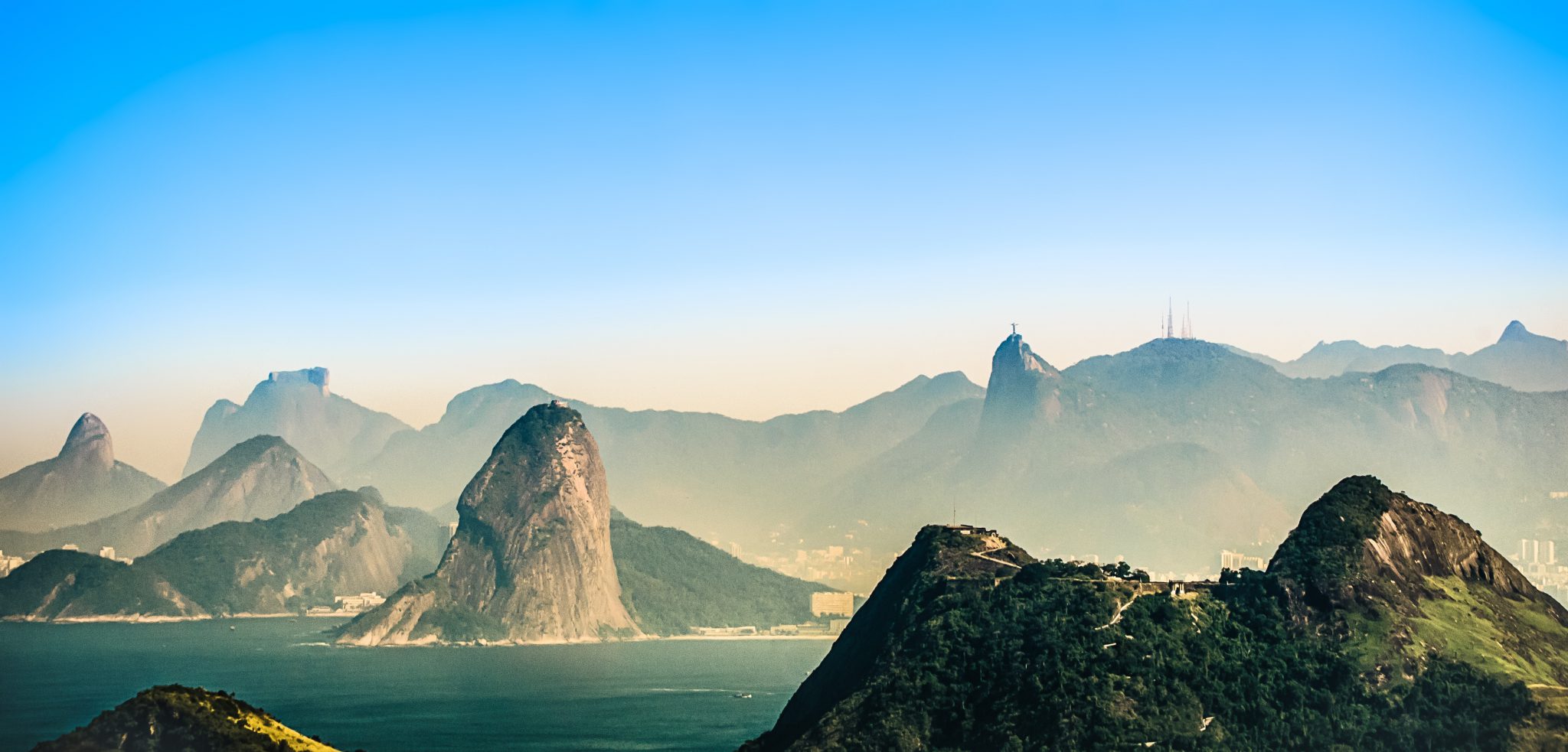 Berge in Rio de Janeiro, Brasilien